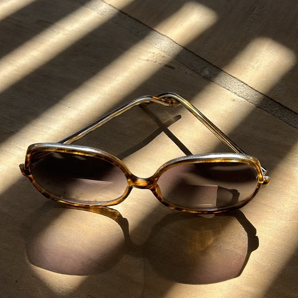 Vintage Oversized 70s Sunglasses Tortoise Shell Large Mod Sunglasses - Picture 3 of 13